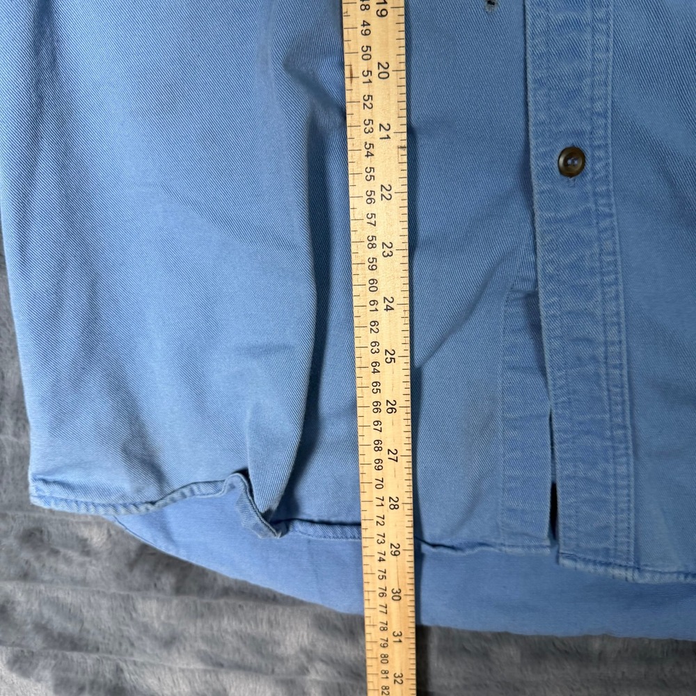 Workrite FR Button Down Shirt Mens XL Blue Flame Resistant CAT 2 Westex - Picture 2 of 11